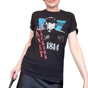 JANET JACKSON 1814 Album Cover Graphic Tee Size Large